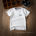 high quality casual children's Clothingwhite and black t-shirt for 3 to 8 years boys